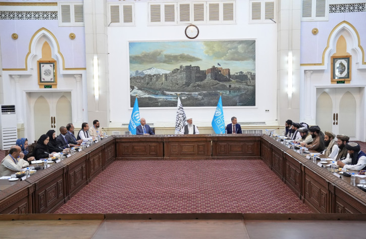 Deputy Prime Minister for Administrative Affairs Holds Joint Meeting with Officials of the United Nations High Commissioner for Refugees (UNHCR) and the United Nations Development Programme