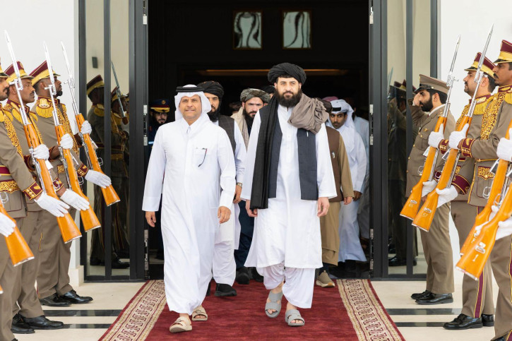 Islamic Emirate Defense Minister Meets with Deputy Council Ministers, Qatar's Defense Minister
