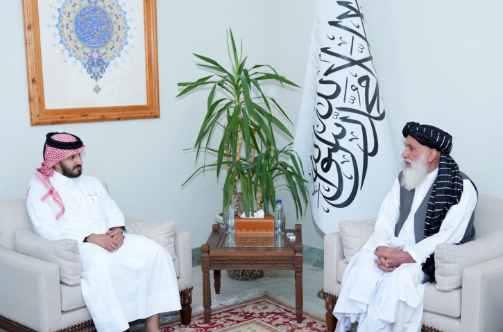 دیدار رئیس عمومی دفتر مقام ریاست الوزراء با سفیر قطر در افغانستان